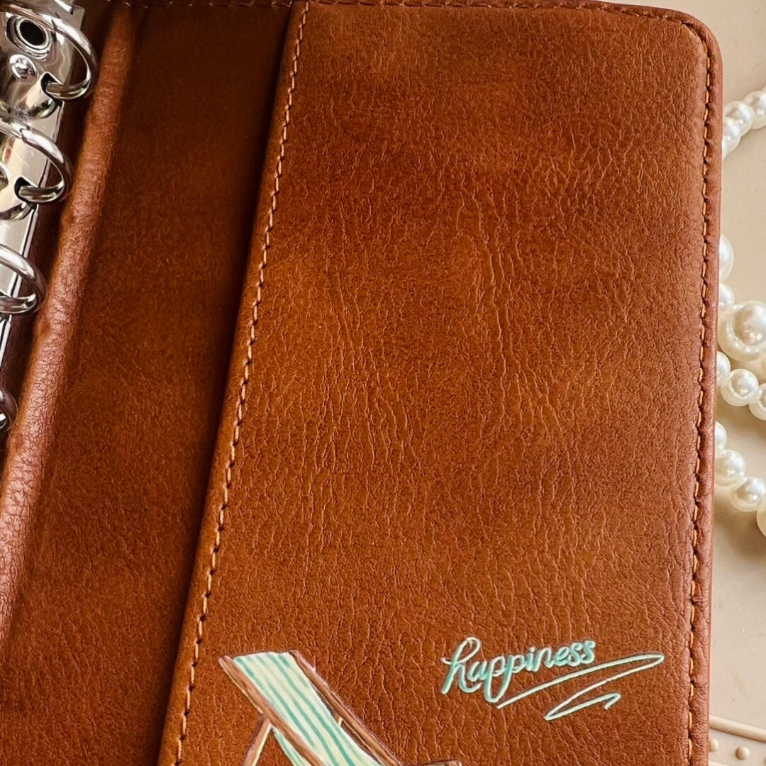 Vintage Brown Rose Journal Notebook