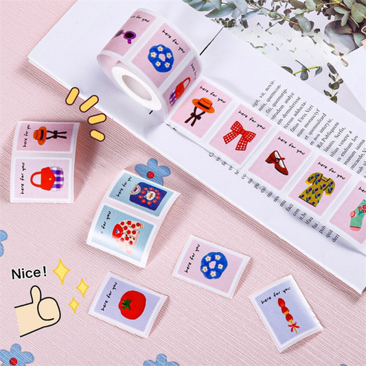 200pcs DIY Sticker Roll