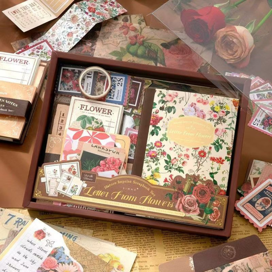 Aesthetic Journaling Kit | A6 Notebook & DIY Scrapbooking Gift Set