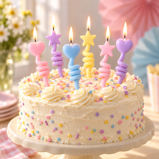 Spiral Party Candles