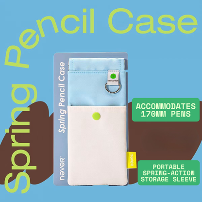 Portable Squeeze-Top Pen Pouch for On-the-Go Use