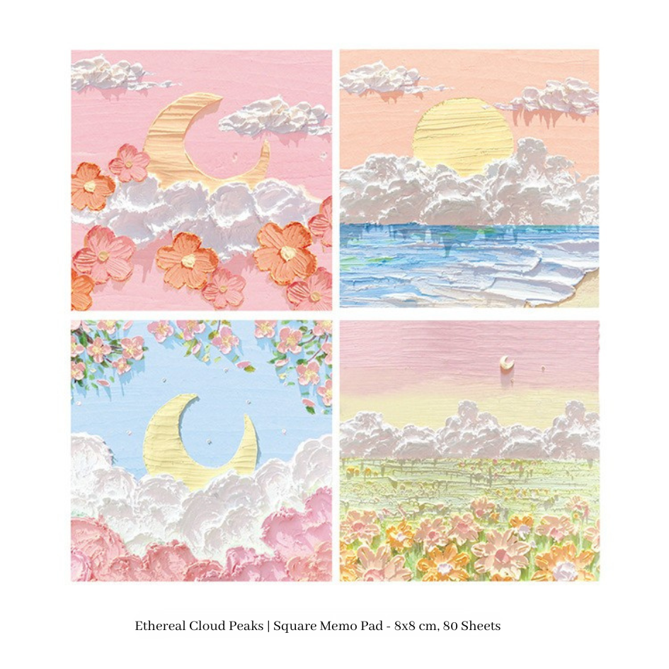 Artistic Oil Painting Sticky Notes