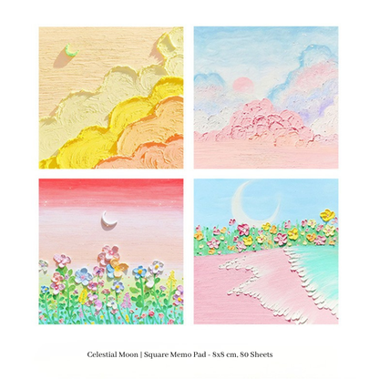 Artistic Oil Painting Sticky Notes