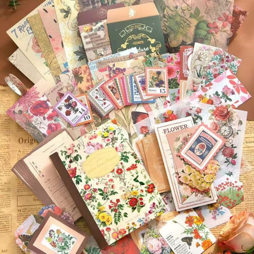 Aesthetic Journaling Kit | A6 Notebook & DIY Scrapbooking Gift Set