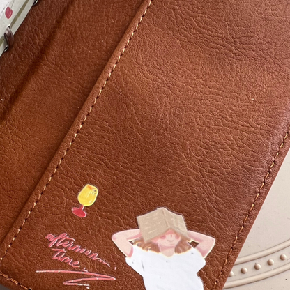 Vintage Brown Rose Journal Notebook