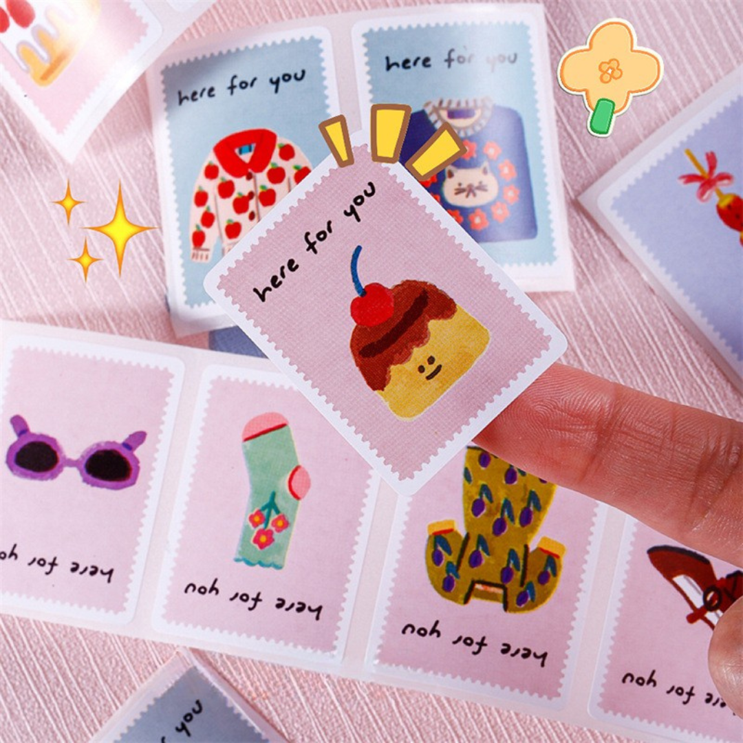 200pcs DIY Sticker Roll