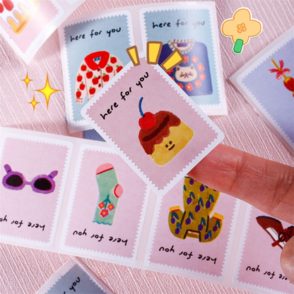 200pcs DIY Sticker Roll