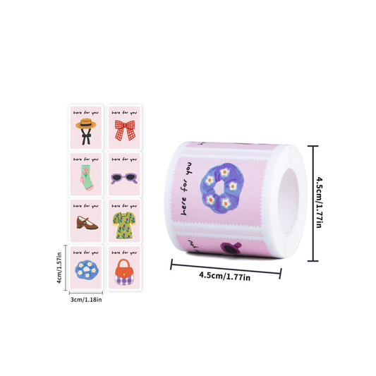 200pcs DIY Sticker Roll