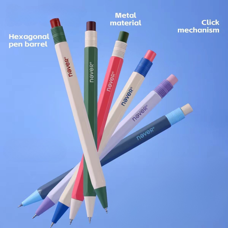 Premium Hexagonal Metal Gel Pen Gift Set