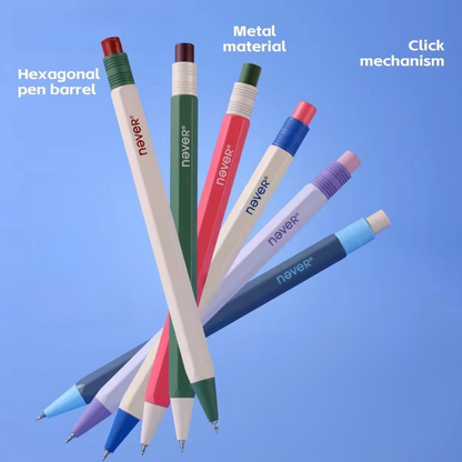 Premium Hexagonal Metal Gel Pen Gift Set