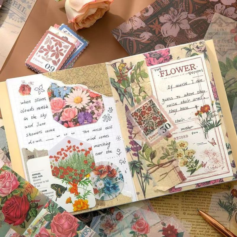 Aesthetic Journaling Kit | A6 Notebook & DIY Scrapbooking Gift Set