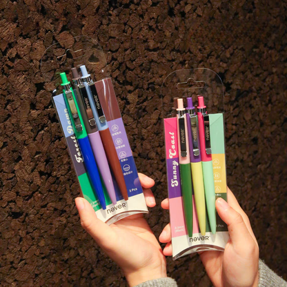 Retro Color-Block Gel Pens