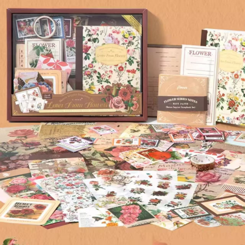Aesthetic Journaling Kit | A6 Notebook & DIY Scrapbooking Gift Set
