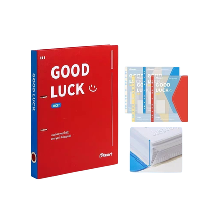 Mondrian Style Aesthetic Ring Binder