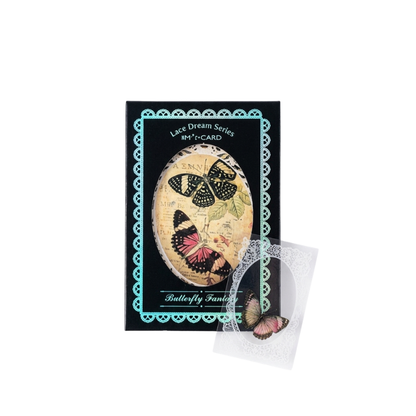 Vintage Lace-Edge Creative Background Paper – Aesthetic Scenery-Building Sheets for Scrapbooking