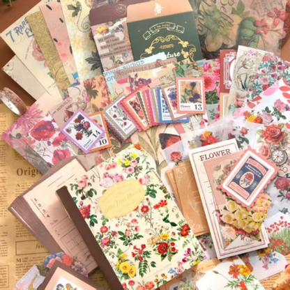 Aesthetic Journaling Kit | A6 Notebook & DIY Scrapbooking Gift Set