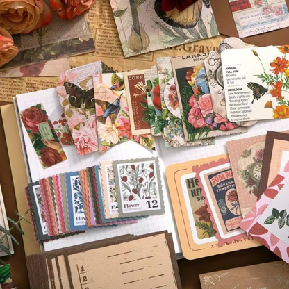 Aesthetic Journaling Kit | A6 Notebook & DIY Scrapbooking Gift Set