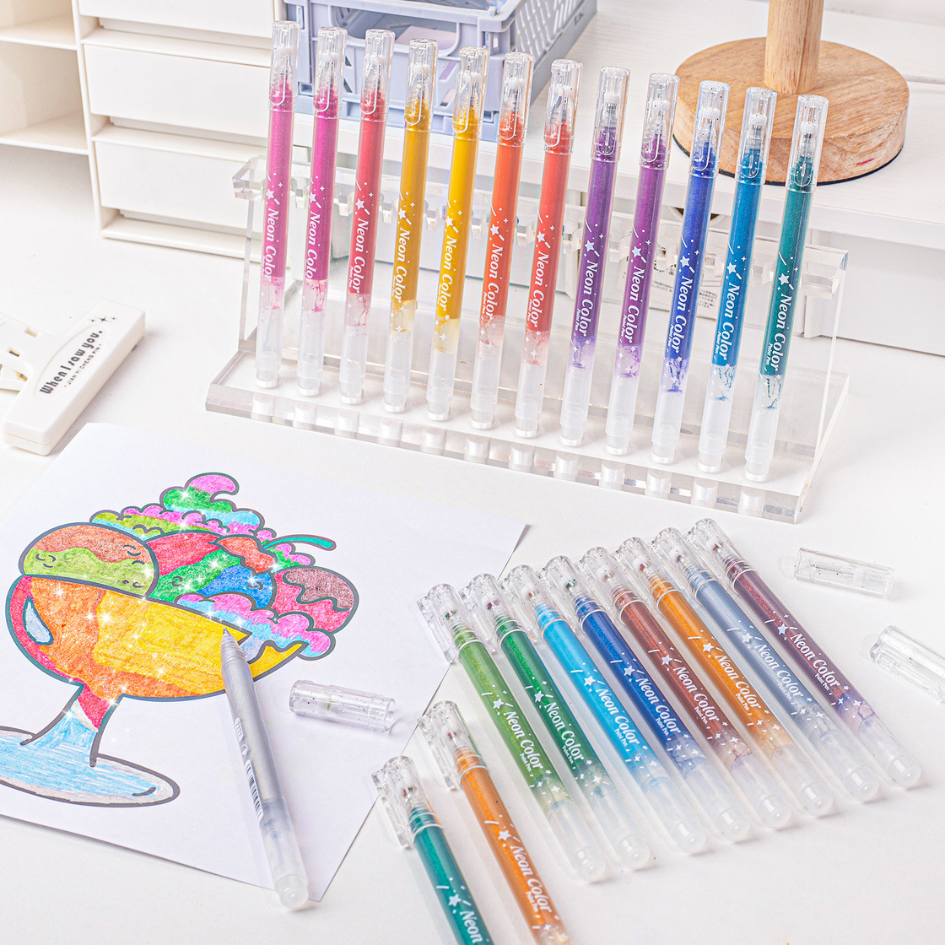 Sparkle Marker | Vibrant Fluorescent Gel