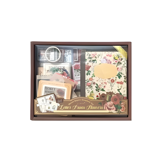 Aesthetic Journaling Kit | A6 Notebook & DIY Scrapbooking Gift Set