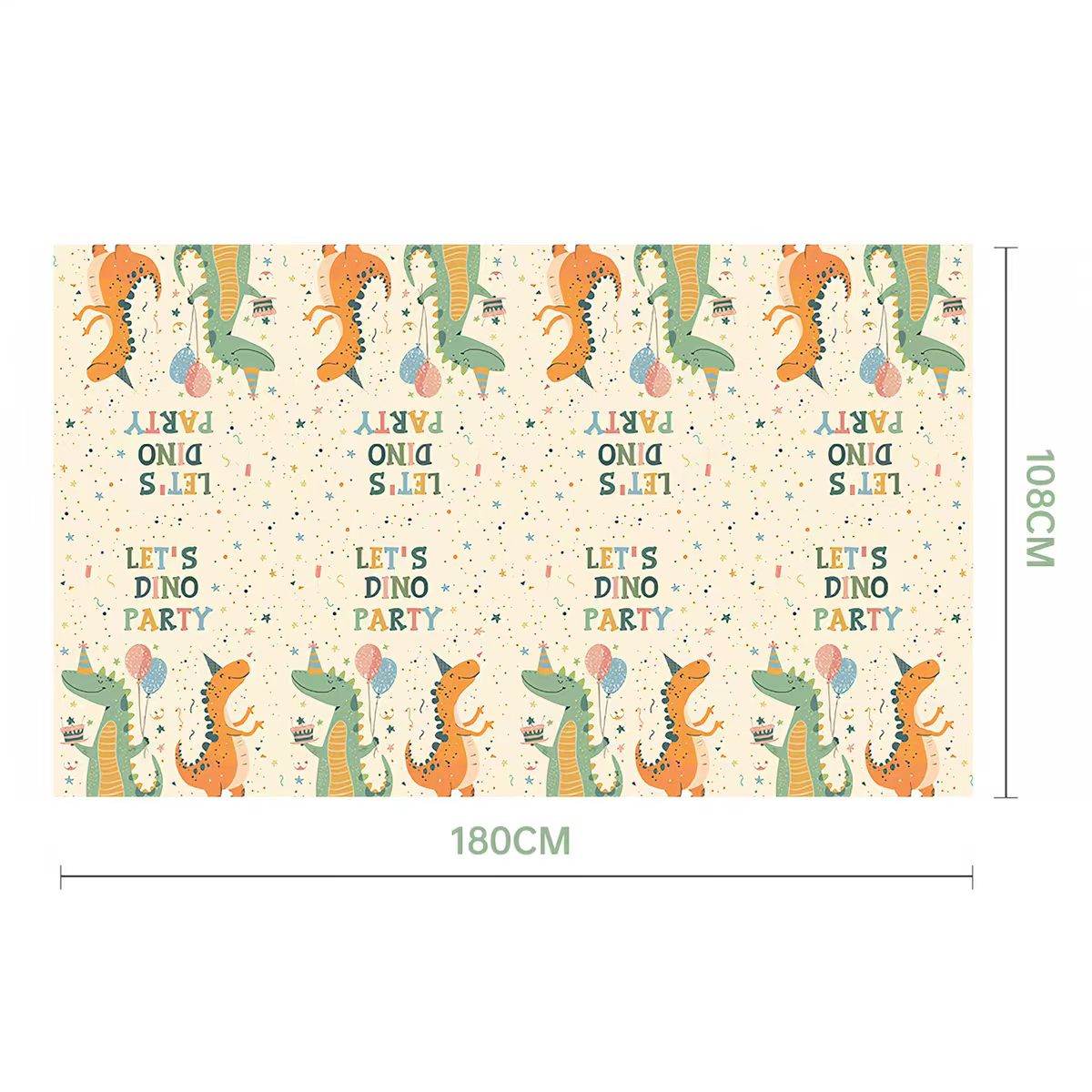 Let's Dino Party Disposable Tableware Set