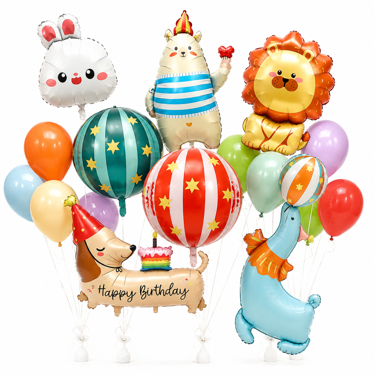Circus Number Balloon Decoration Set