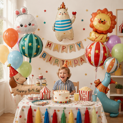 Circus Number Balloon Decoration Set