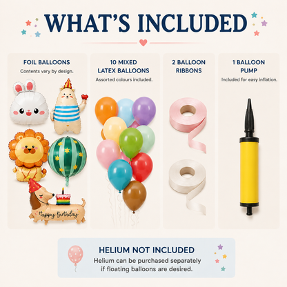 Circus Number Balloon Decoration Set