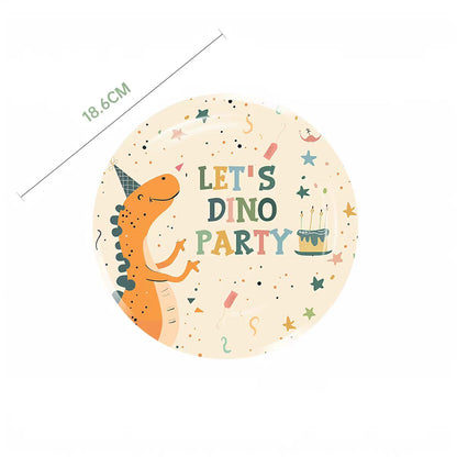 Let's Dino Party Disposable Tableware Set