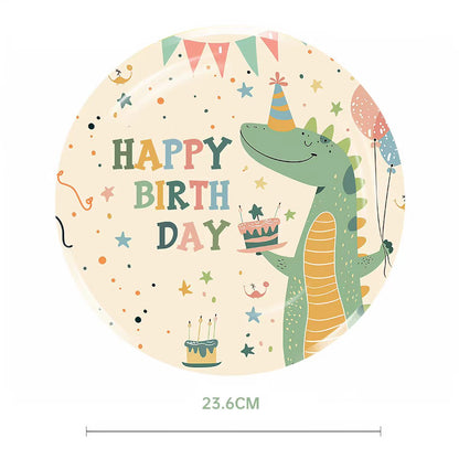 Let's Dino Party Disposable Tableware Set