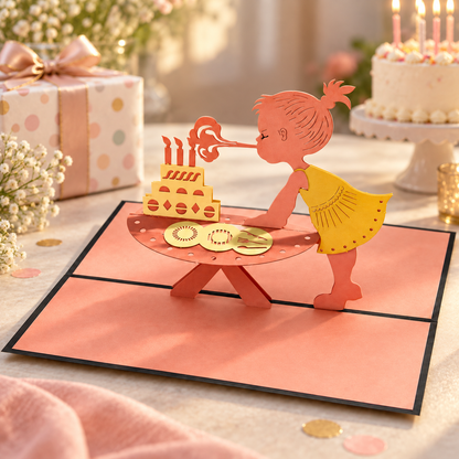 Birthday Wish Pop-Up Greeting Card