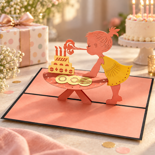 Birthday Wish Pop-Up Greeting Card