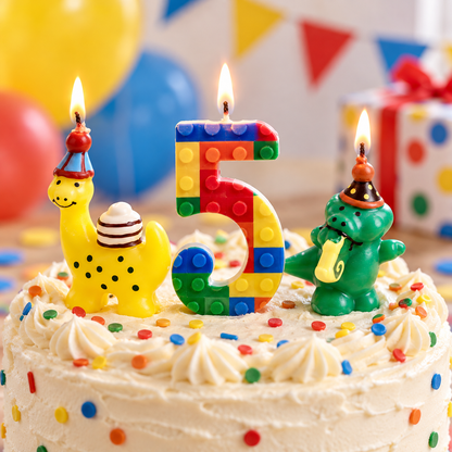 Colourful Birthday Candles
