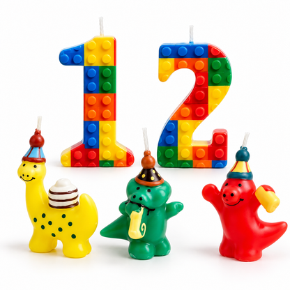 Colourful Birthday Candles