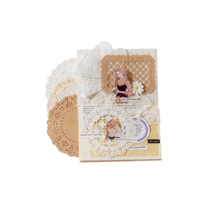 Decorative Lace Die-Cut Paper for Journaling