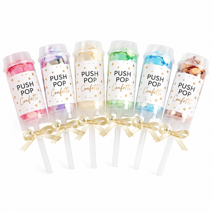 Push Pop Confetti Poppers