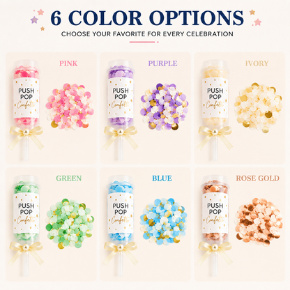 Push Pop Confetti Poppers
