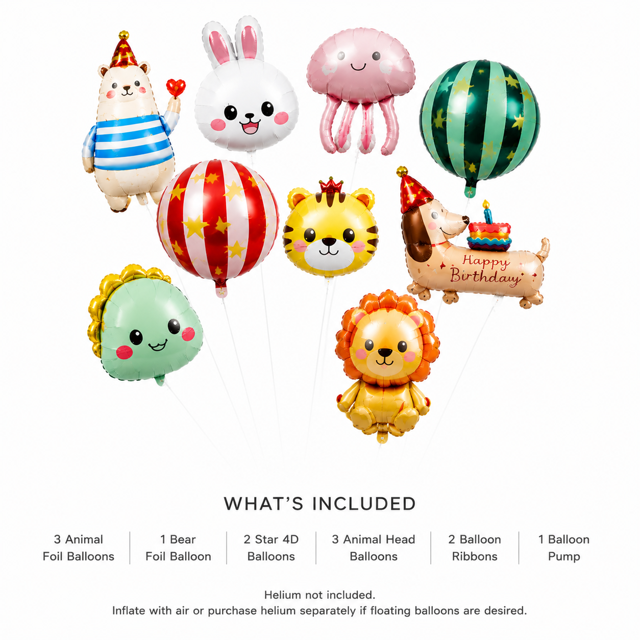 Circus Number Balloon Decoration Set