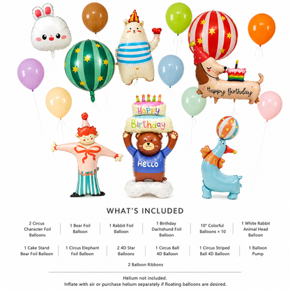 Circus Number Balloon Decoration Set